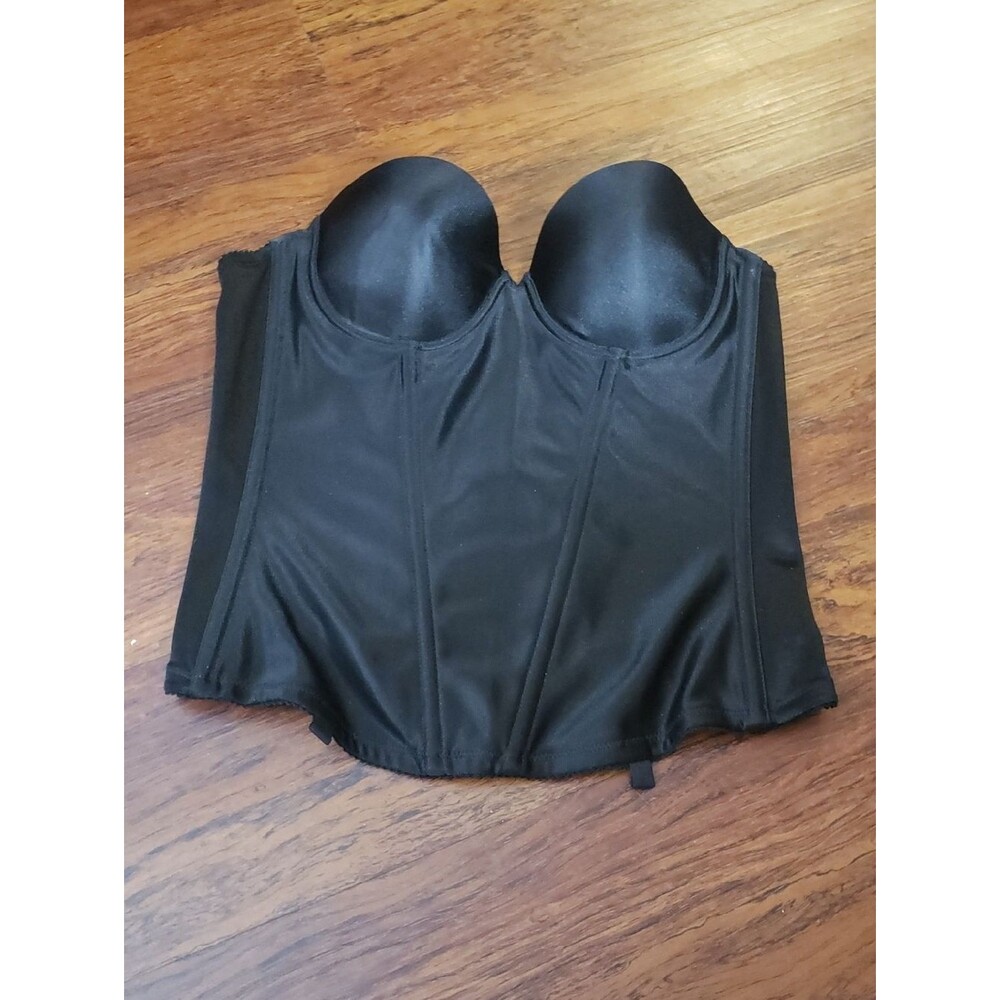 Wacoal Black Underbust Corset Bra B75 Smooth Support Feminine Romantic Fairy